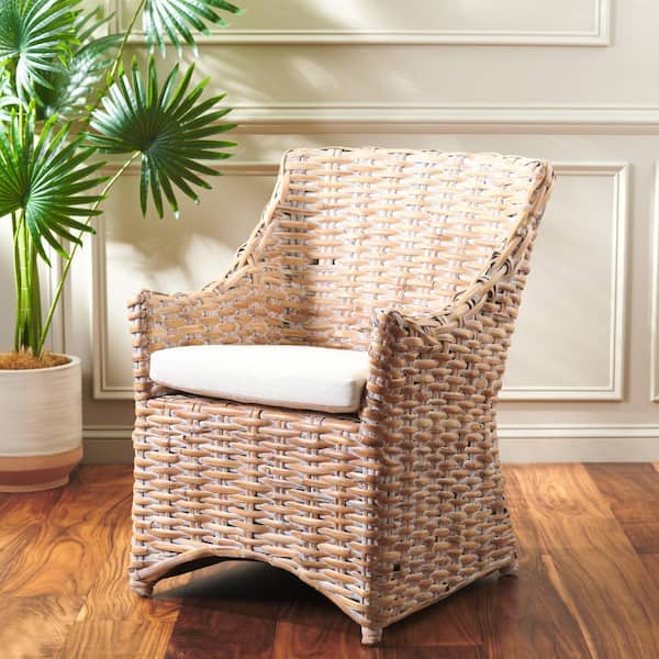 Ventura White Cotton Arm Chair