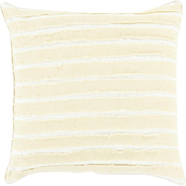 Livabliss Aristaios Green Striped Polyester 20 in. x 20 in. Throw Pillow