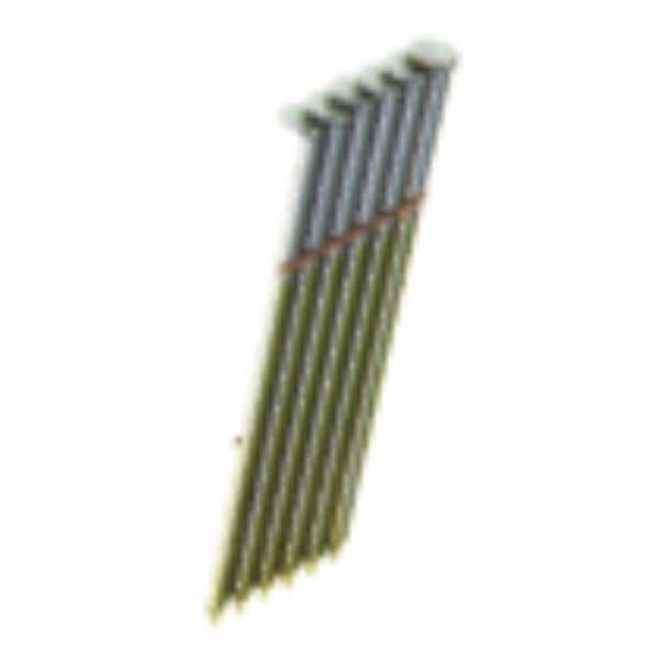 Huttig-Grip 3-1/4 in. x 0.131 in. 28° Wire Outdoor Galvanized Smooth Shank Framing Nails (2,000-Per Box)
