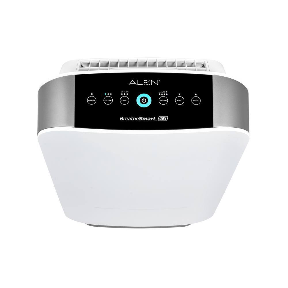 Alen BreatheSmart 45i White HEPA Air Purifier for Large Rooms
