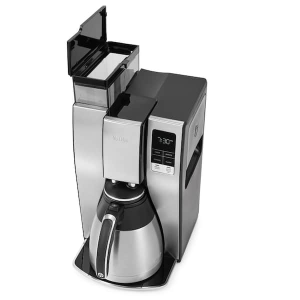 Mr. Coffee 14 Cup Programmable Coffee Maker, Light Stainless Steel