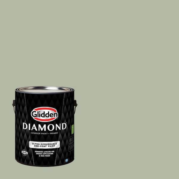 1 gal. PPG1124-4 Light Sage Eggshell Interior Paint with Primer