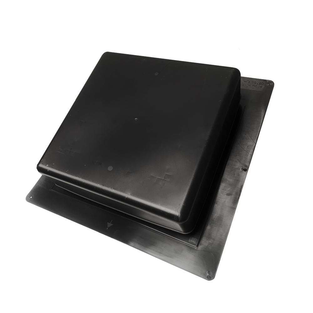 50 sq. in. NFA Black Polypropylene Static Square Vent (Carton of 4)