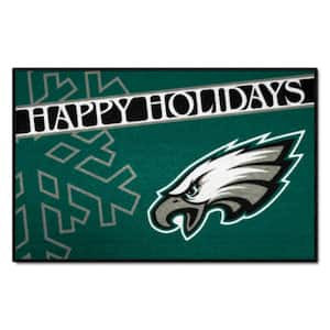 Officially Licensed NFL Philadelphia Eagles Vintage Logo Football Rug