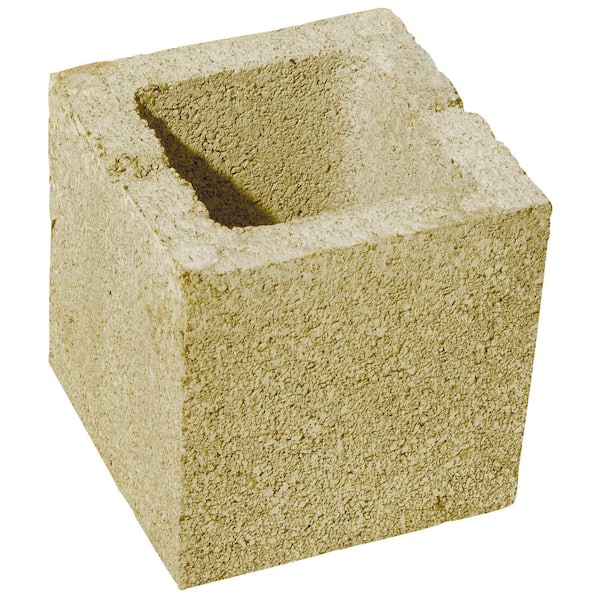 Oldcastle 8 in. x 8 in. x 8 in. Valley Tan Concrete Block