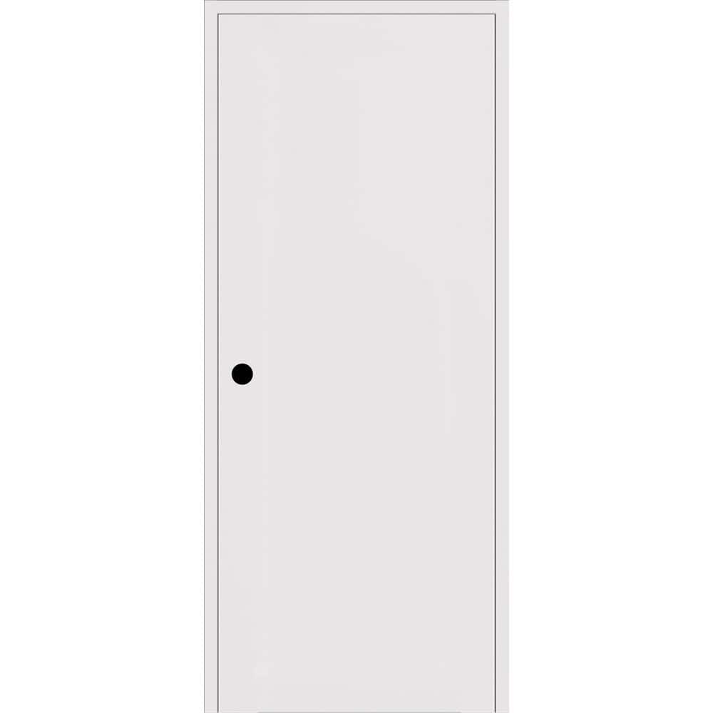 Flush N DIY-Friendly 18 in. x 96 in. Right-Hand Primed Solid Composite Core Wood Single Prehung Interior Door price history on PriceWatchPro