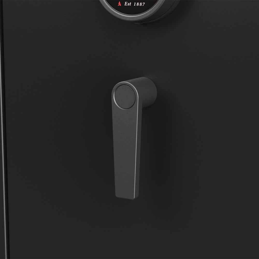 Black Fireproof Digital Gun Safe with Dual Lock System