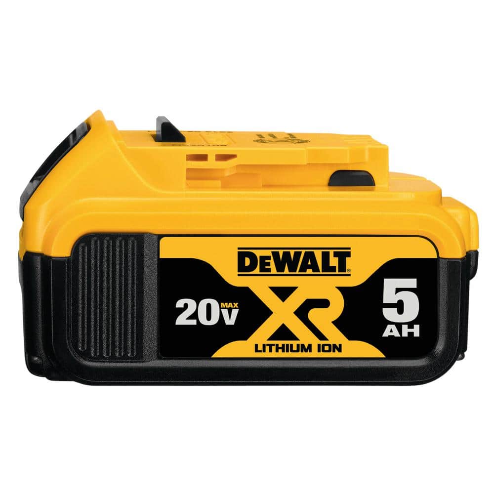 DEWALT 20V MAX XR Premium Lithium-Ion 5.0Ah Battery Pack DCB205 - The Home  Depot