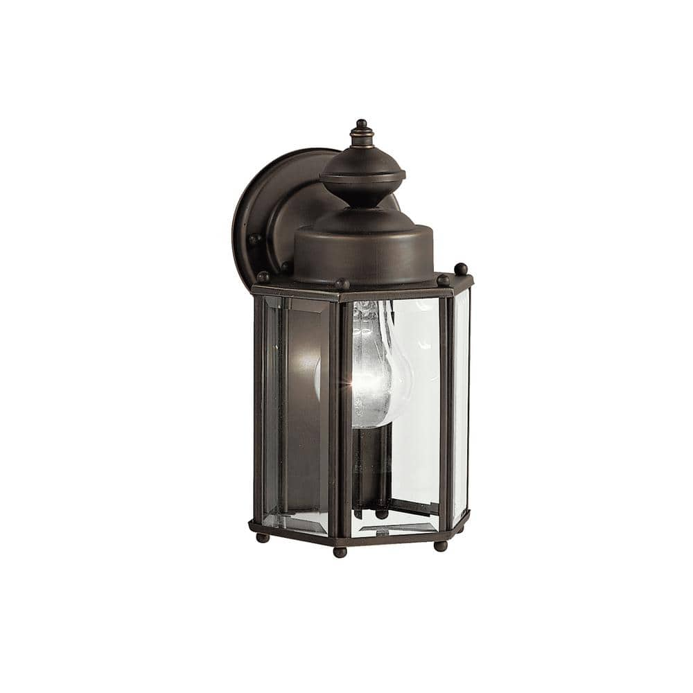 Kichler Independence 10 In 1 Light Olde Bronze Outdoor Hardwired Wall Lantern Sconce With No