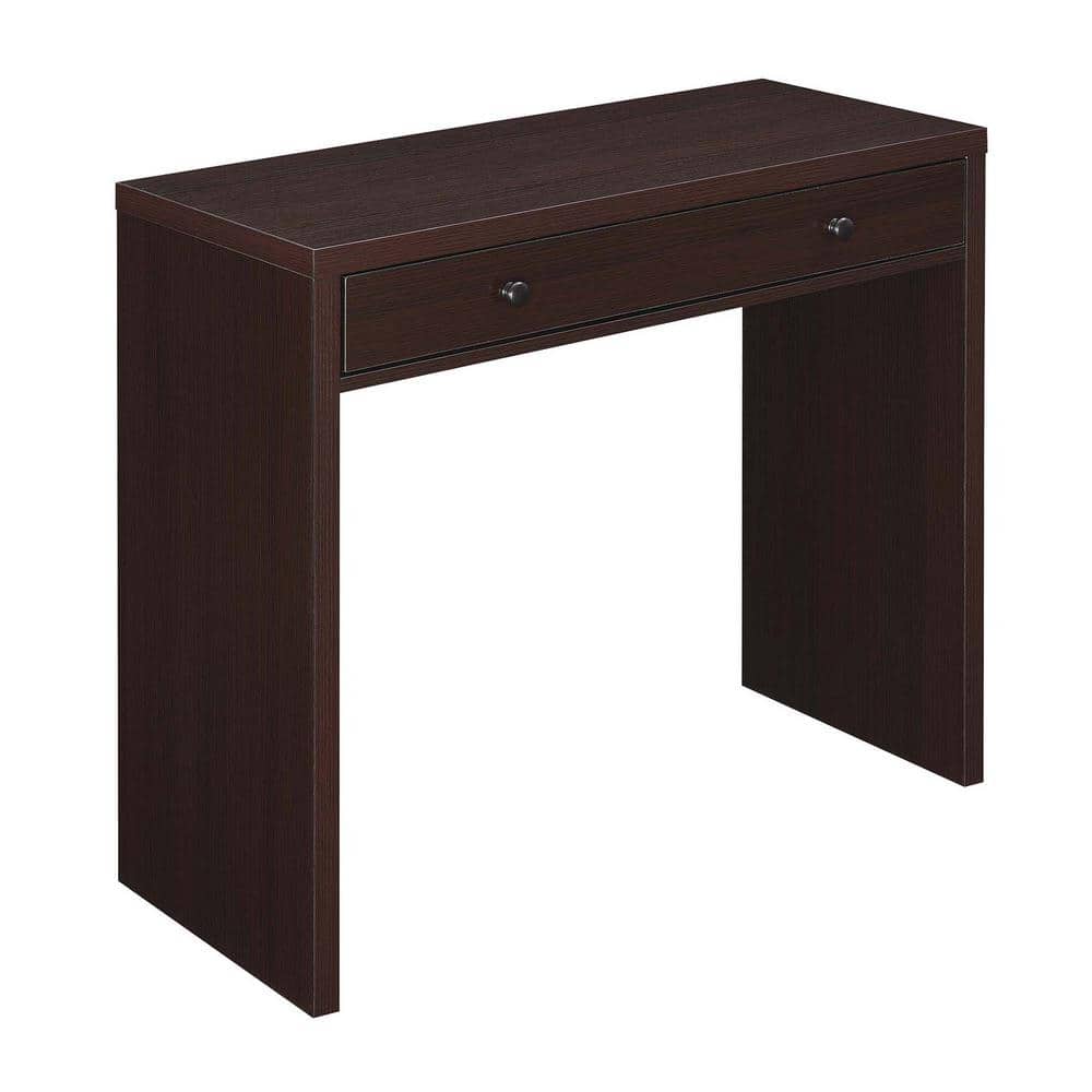 Espresso 36" Contemporary Home Office Desk with Drawer