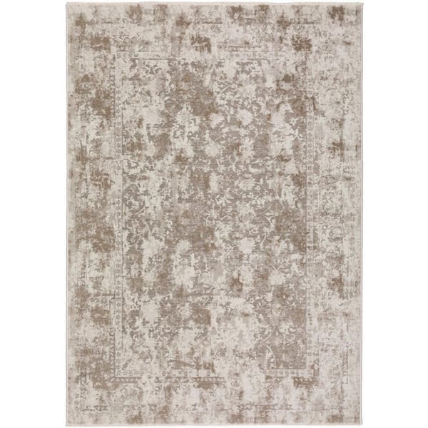 HomeRoots 8 X 10 Brown Oriental Runner Rug