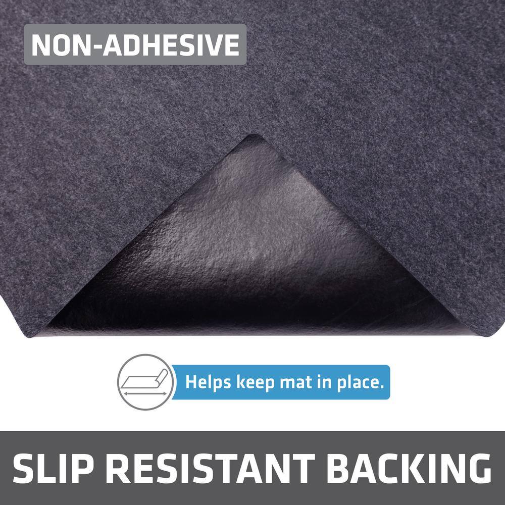 Charcoal 24" x 59" Waterproof Under Sink Cabinet Mat