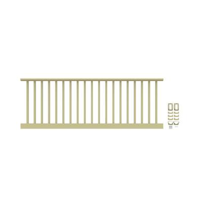 8 ft. x 36 in. H Level Rail Kit 1¼ in. Square Balusters Dune