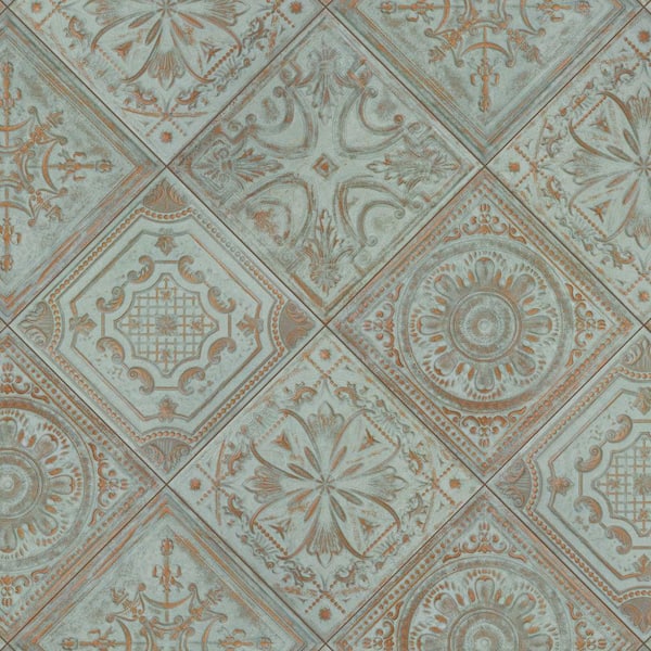 Fitz Green 8 in. x 8 in. Ceramic Wall Tile (9.9 sq. ft./Case)