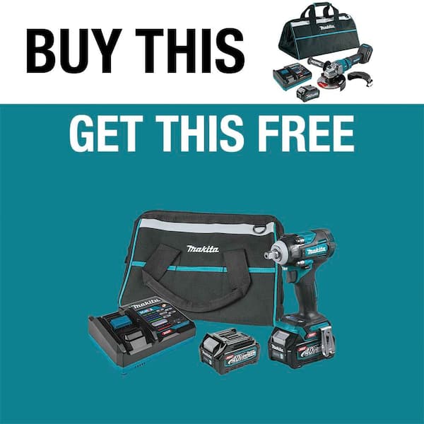 40-Volt Maximum XGT Brushless Cordless 4-1/2/6 in. Paddle Switch Angle Grinder Kit, with Electric Brake (4.0Ah)