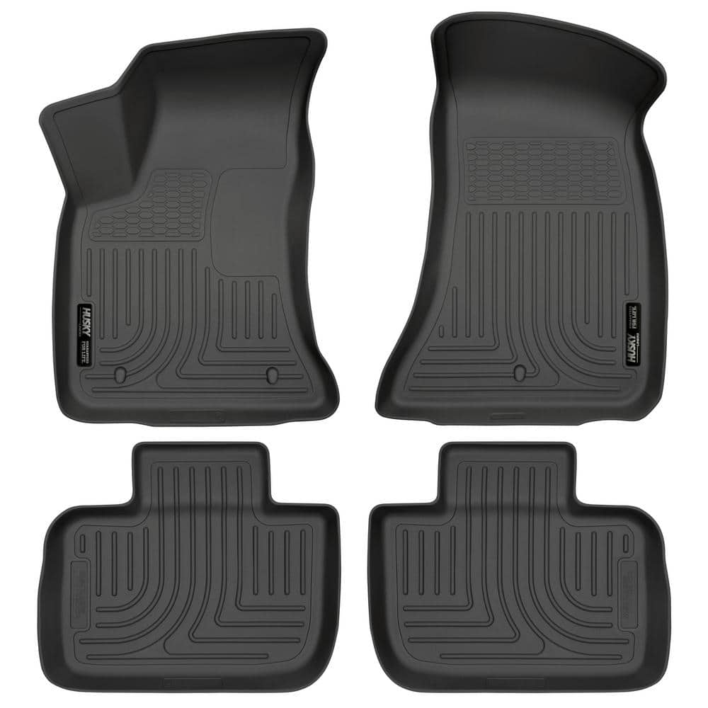 Husky Liners Front & 2nd Seat Floor Liners Fits 11-18 300/Charger RWD ...