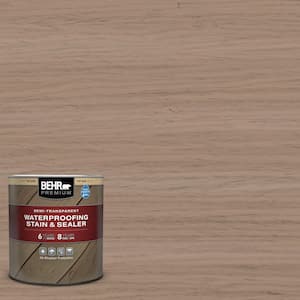 1 qt. #ST-160 Rose Beige Semi-Transparent Waterproofing Exterior Wood Stain and Sealer
