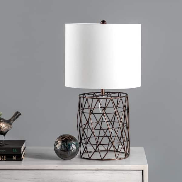 Brass Iron Contemporary Table Lamp, How To Wire A Table Lamp Uk