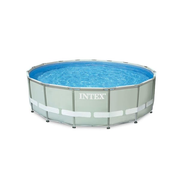 Intex 16 ft. x 48 in. Ultra Frame Pool Set with 1200 gal. Sand Filter Pump