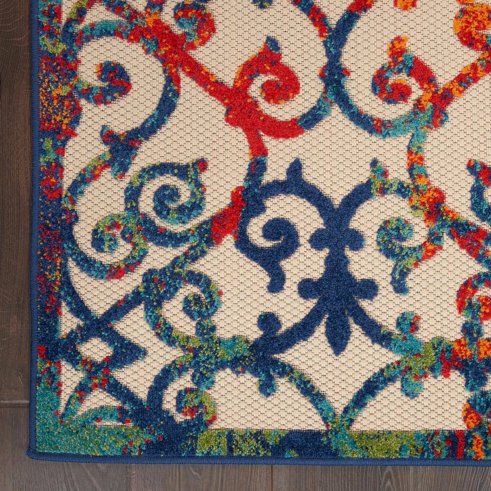 Nourison Aloha 7' x 10' Multicolor Flat Woven Indoor/Outdoor Rug