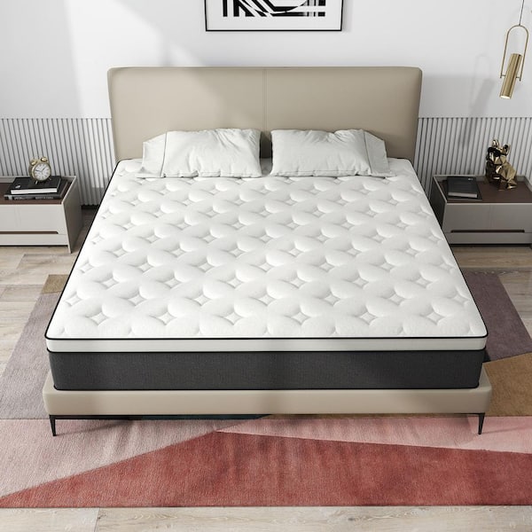 Unbranded Queen Medium Pocket Spring Hybrid 14 in. Bed-in-a-Box Mattress