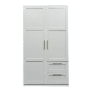 White Armoire 70.87 in. H x 39.37 in. W x 19.49 in. D
