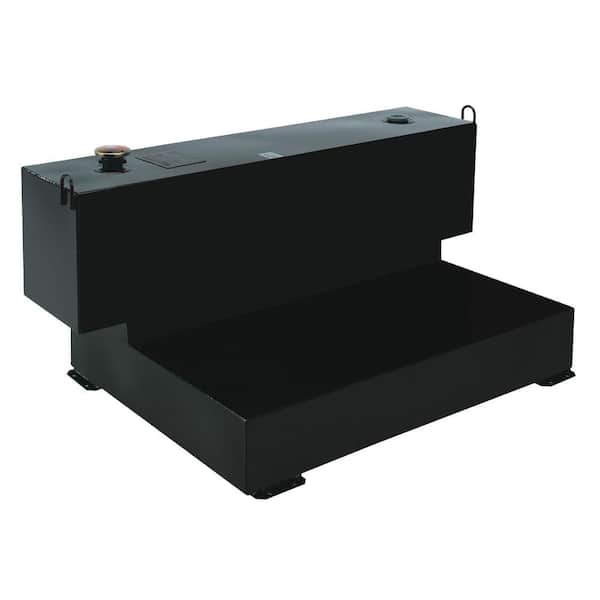 Crescent Jobox Short-Bed L-Shaped Steel Liquid Transfer Tank in Black