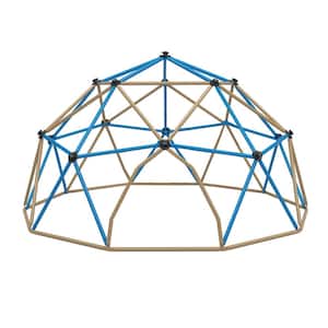 12 ft. Coffee Climbing Dome, Outdoor Dome Climber Monkey Bars Play Center, Rust and UV Resistant Steel