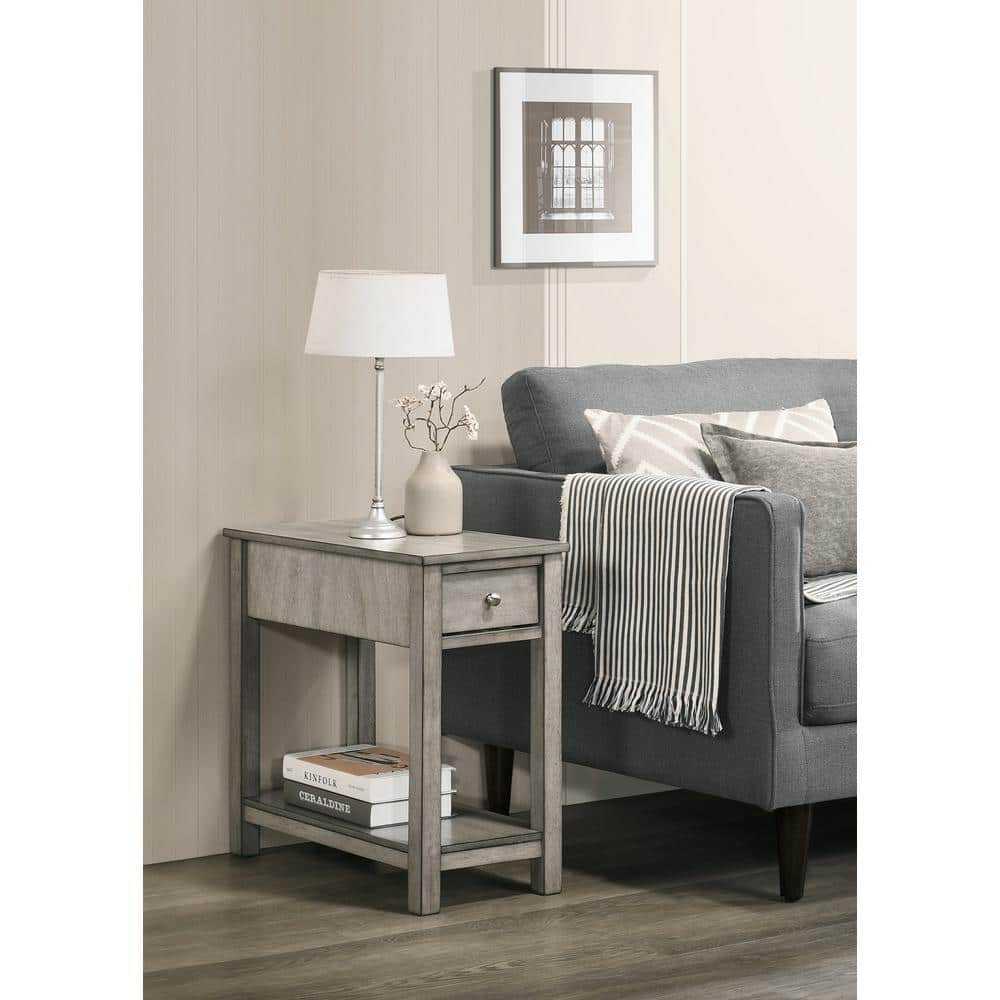 New Classic Home Furnishings New Classic Furniture Noah 12 In Gray