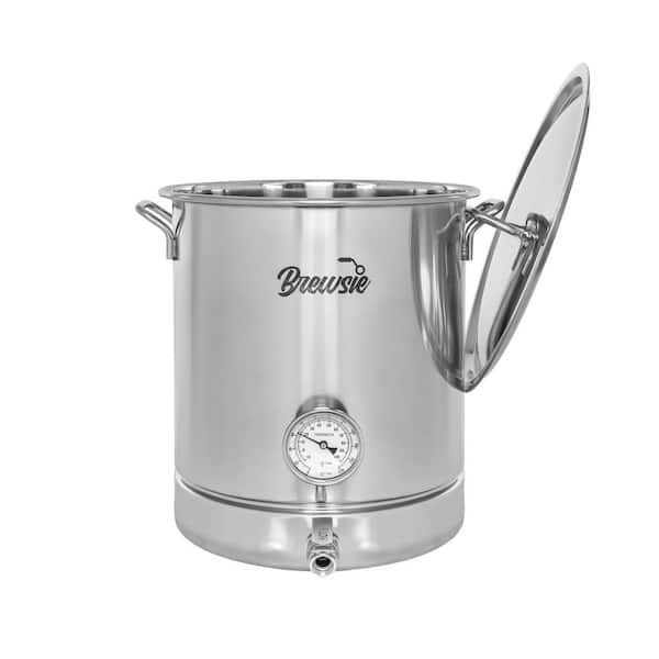 Brew Kettle 32 qt. Stainless Steel Stock Pot Brew Kettle 32 qt. Stainless Steel Stock Pot