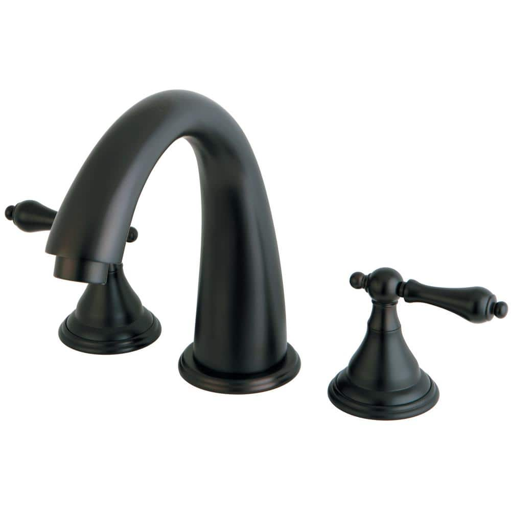 Kingston Brass Vintage 2-Handle Deck Mount Roman Tub Faucet in Oil ...