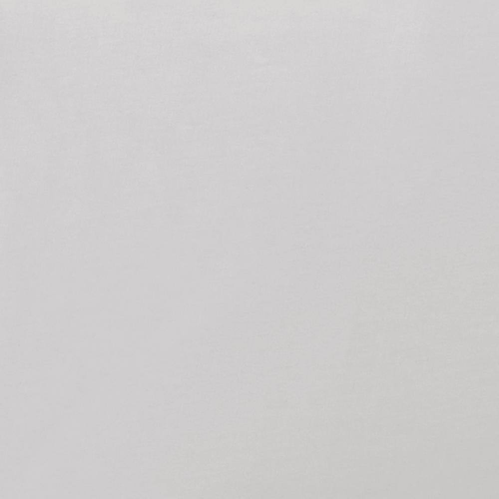 Solid White Cotton Queen Bed Skirt with Split Corners