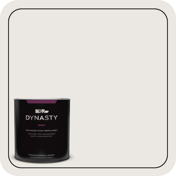 BEHR DYNASTY 1 qt. #MQ3-32 Cameo White One-Coat Hide Eggshell Enamel Interior Stain-Blocking Paint & Primer