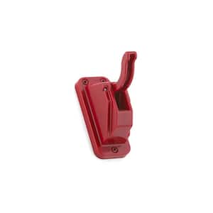 3-3/4 in. (95 mm) Red Auto-Release Wall Mount Safety Hook