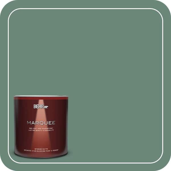 BEHR MARQUEE 1 qt. #S420-5 Sycamore Grove Matte Interior Paint & Primer