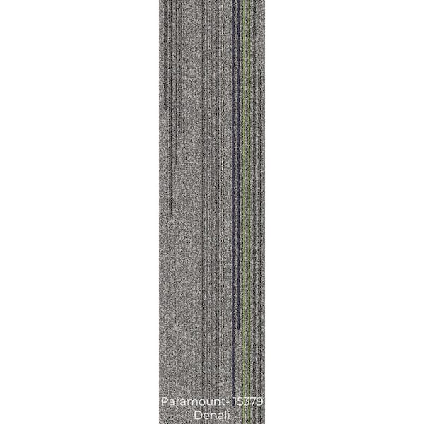 TrafficMaster Paramount Gray Residential/Commercial 9.84 in. x 39.37 Peel and Stick Carpet Tile (8 Tiles/Case)21.53 sq. ft.