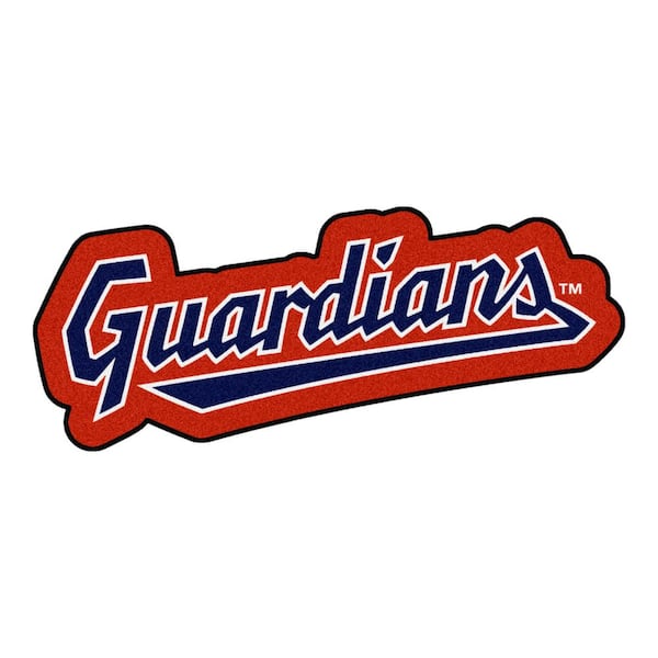 FANMATS Cleveland Guardians Red 2.5 ft. x 2.5 ft. Mascot Area Rug
