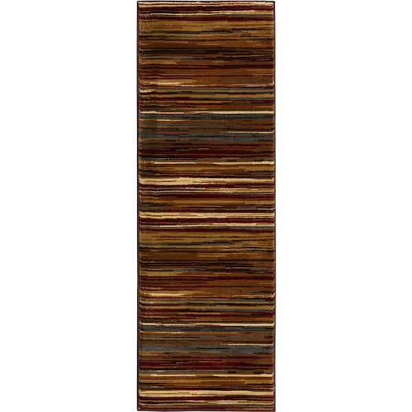 Unique Loom Barista Icatu Multi 2' 2 x 6' 0 Runner Rug 3137908