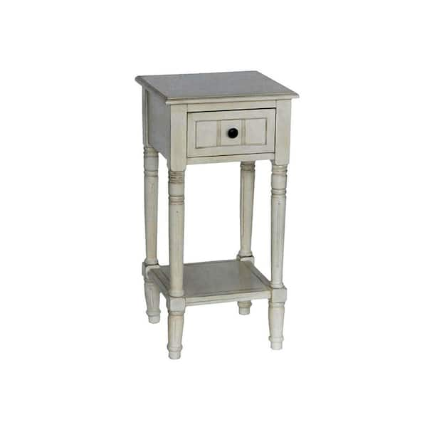 antique white accent tables