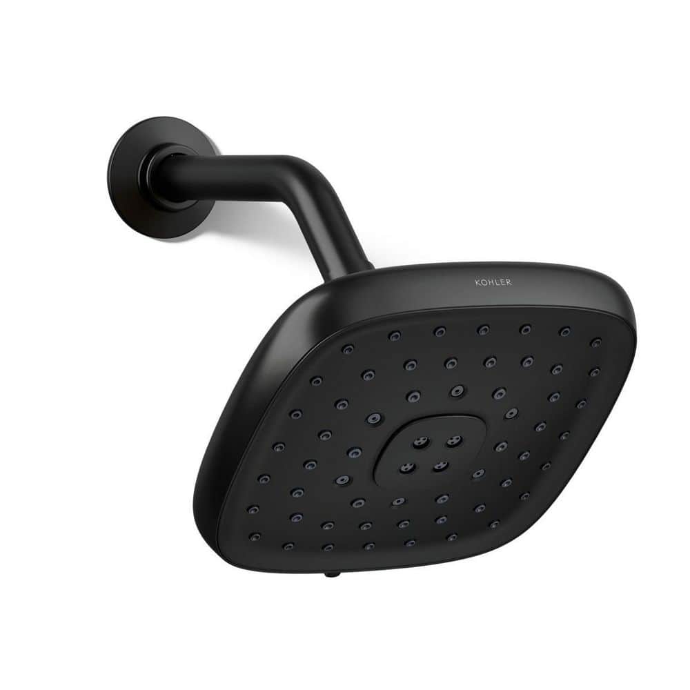 KOHLER Fordra 3-Spray Patterns 6.817 in. Wall Mount Fixed Shower