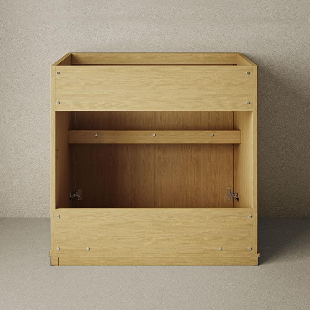 Lafayette 36" Natural Oak Freestanding Bathroom Vanity Cabinet