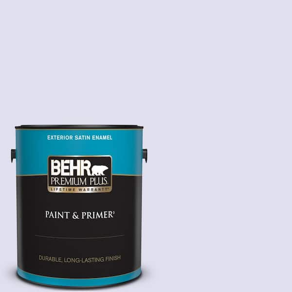 BEHR PREMIUM PLUS 1 gal. #P550-1 Imagination Satin Enamel Exterior Paint & Primer