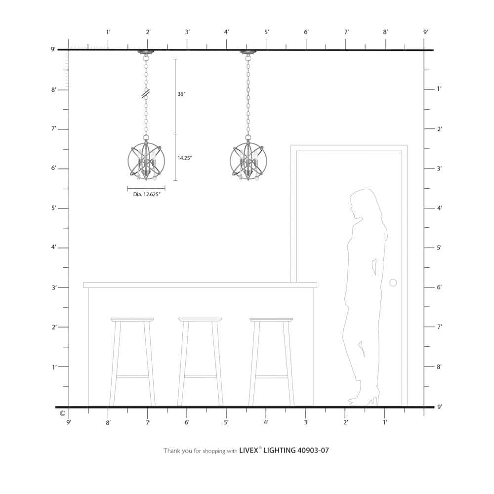 Bronze Mini Plug-in Crystal Candle Chandelier