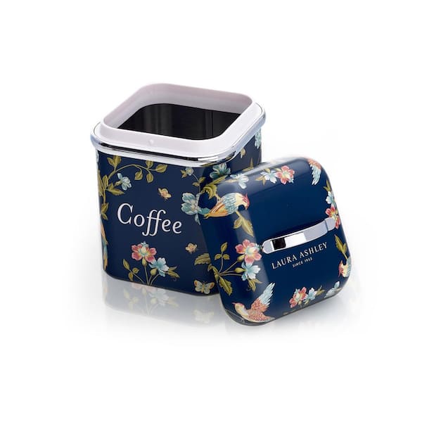 Laura Ashley VQ-3-Pieces Stainless Steel Canister Set