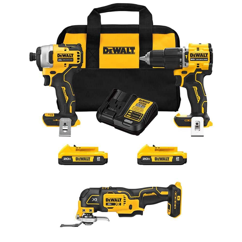 ATOMIC 20V MAX Lithium-Ion Cordless Combo Kit (2-Tool) & 20V MAX XR Oscillating Tool w/ (2) 2Ah Batteries, Charger & Bag price history on PriceWatchPro