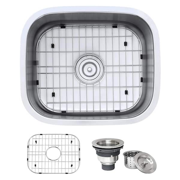 Parmi 21 in. Undermount Single Bowl 16-Gauge Stainless Steel Bar Prep Kitchen Sink with Gently Rounded Corners