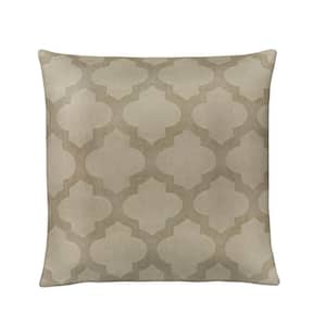 Windsor 18 in. Square Throw Pillow - Camel - 1 Pillow