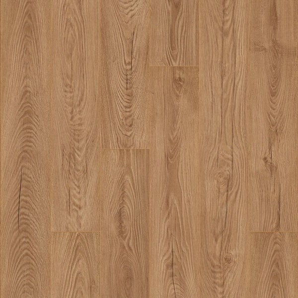 Neel Gap Oak 12 mm T x 8.03 in. W x 47.64 in L Waterproof Click Lock Laminate Wood Flooring(15.94 sqft/case)