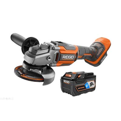 RIDGID Angle Grinder Cordless Brushless 18V Adjustable Handle Position Tool Only