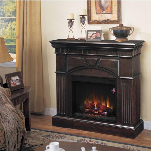 Classic Flame Raleigh 42 in. Electric Fireplace in Espresso